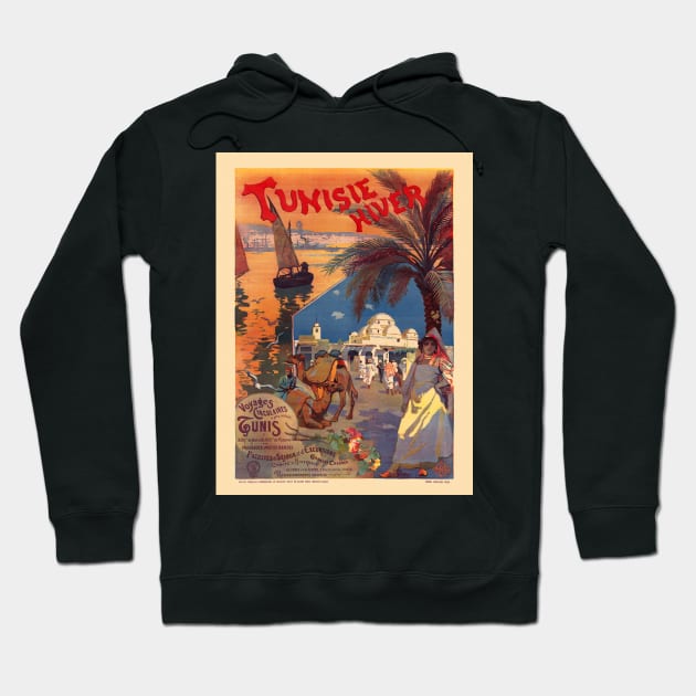 Tunisie Hiver Tunisia Vintage Poster 1899 Hoodie by vintagetreasure